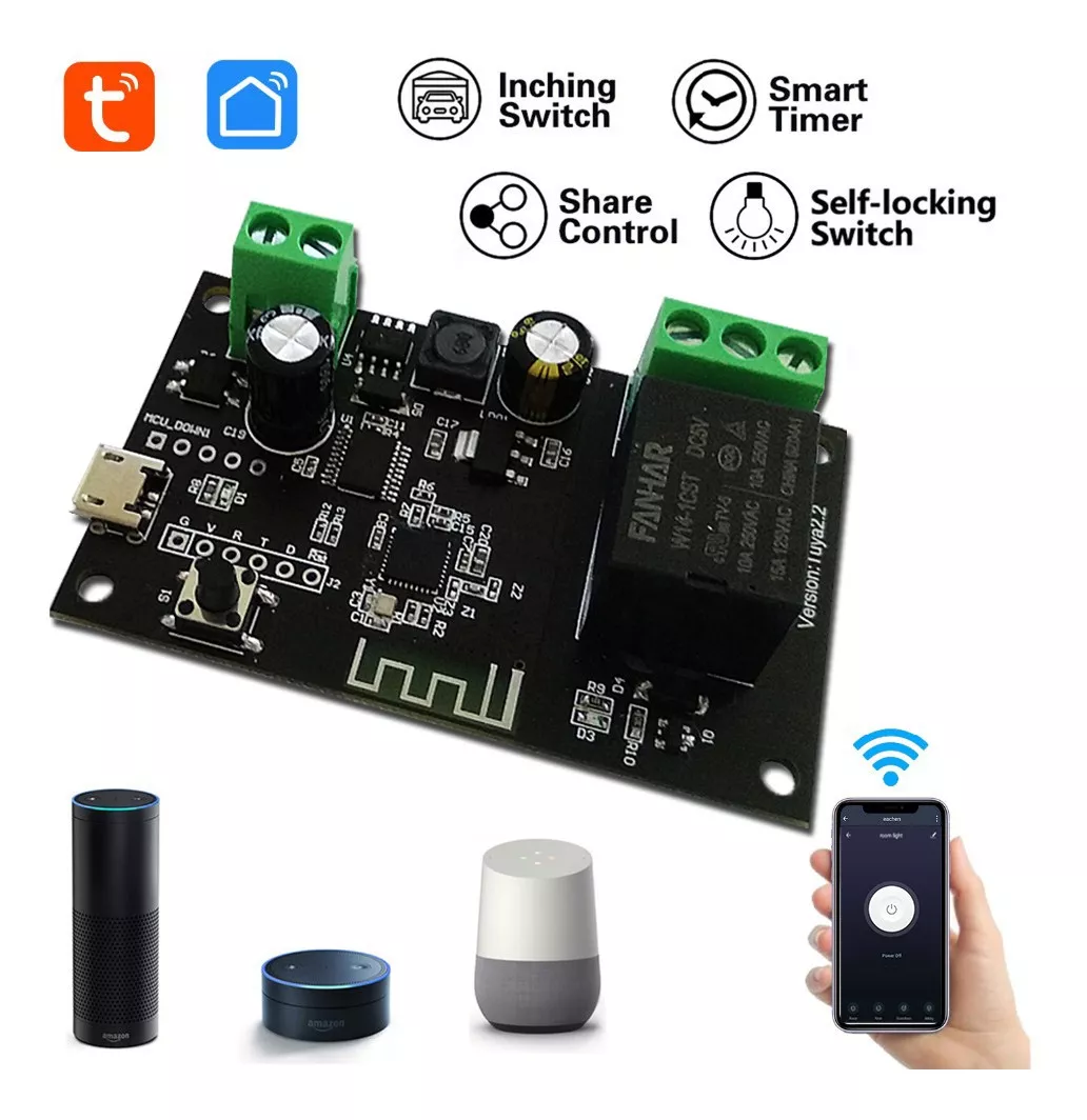 Interruptor/Controlador Inteligente 1 Canal WIFI TUYA